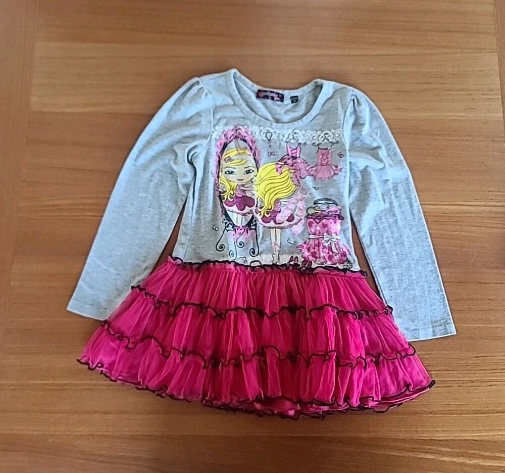 Tempted Girls Tutu Dress Size 6 Used, READ DESCRIPTION